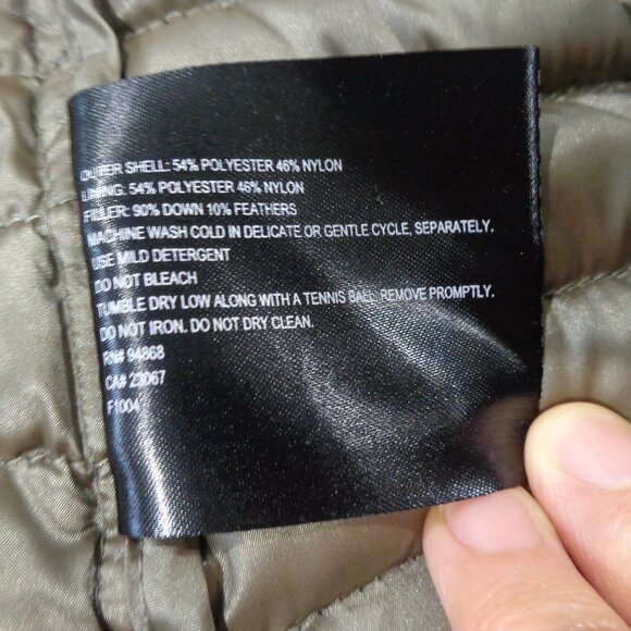 Bernardo Women’s Puffer Down‎ Jacket Coat Full Zip Black Size S - Picture 7 of 8